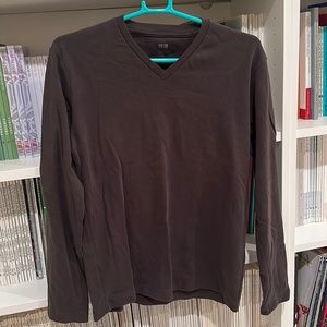 Uniqlo Long Sleeve V Neck